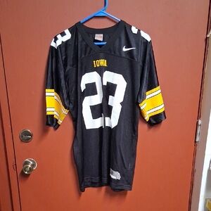 Nike Black and Yellow Iowa Jersey